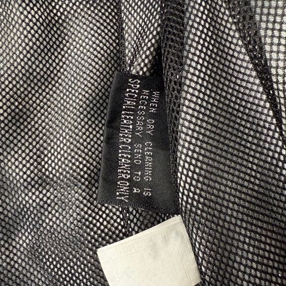 VINTAGE  Wilsons Women’s MAXIMA Black Leather Jacket Sz L Full Zip Mid Length - Picture 5 of 10